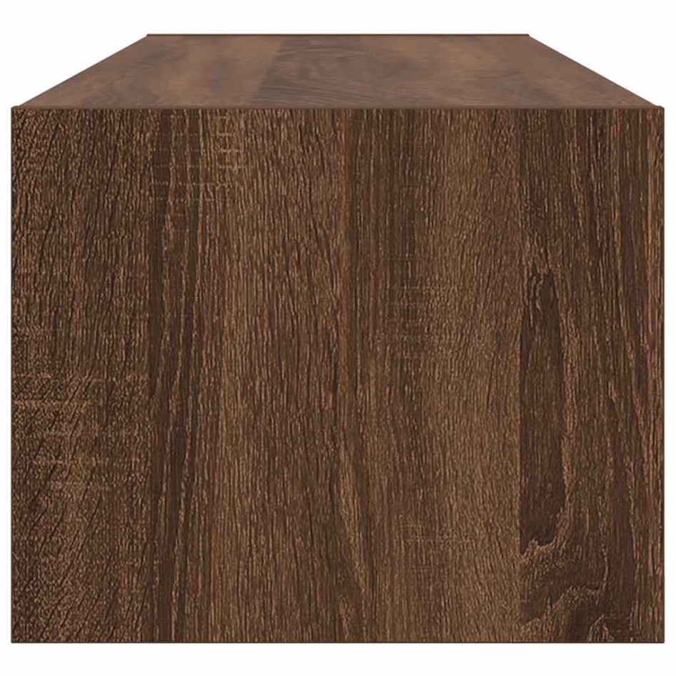 Muebles de TV 2uds Roble marrón 100x31x25,5cm Madera