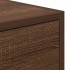 Muebles de TV 2uds Roble marrón 100x31x25,5cm Madera