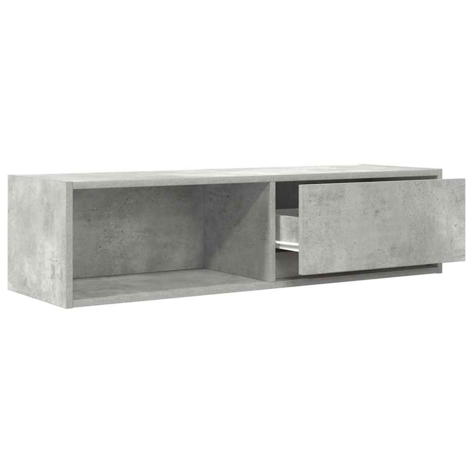 Muebles de TV 2 uds gris hormigón 100x31x25,5