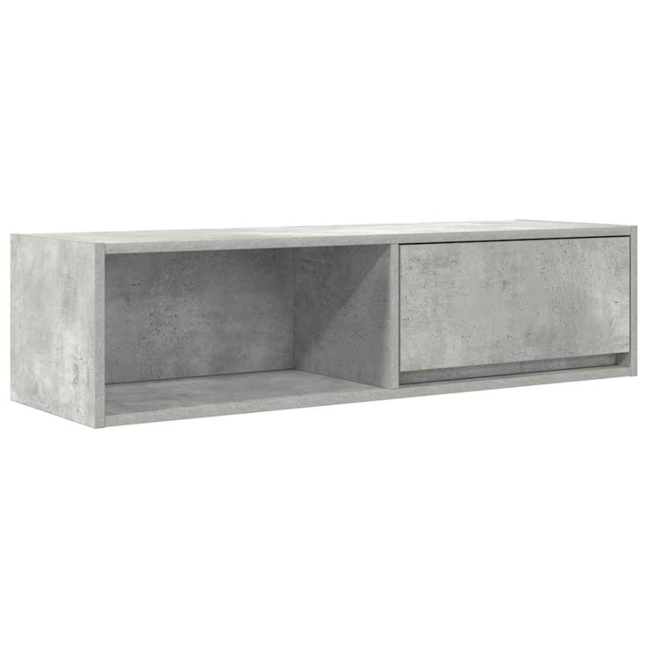 Muebles de TV 2 uds gris hormigón 100x31x25,5