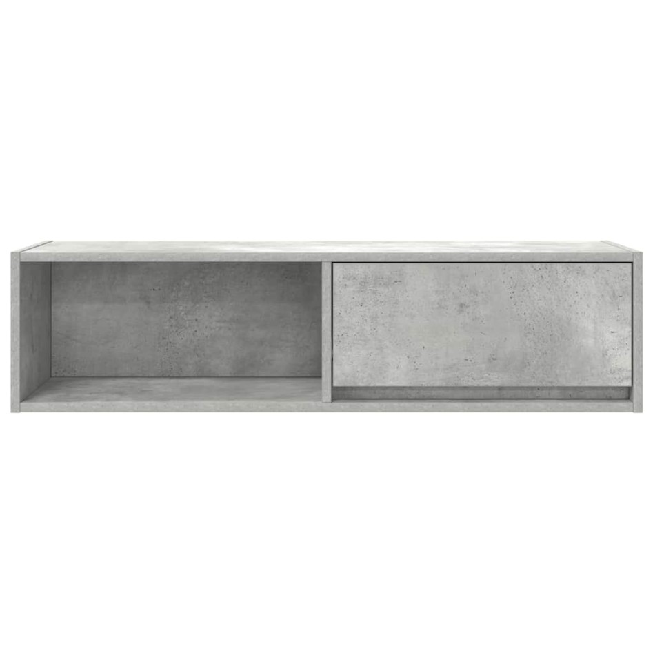 Muebles de TV 2 uds gris hormigón 100x31x25,5