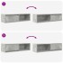 Muebles de TV 2 uds gris hormigón 100x31x25,5