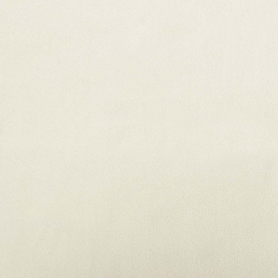 Cama para perros de terciopelo crema 70x45x30