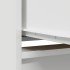 Aparador alto blanco 29,5x34x119,5 cm madera de