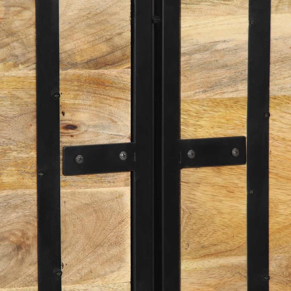 Cabecero 160 cm Madera Maciza Mango y