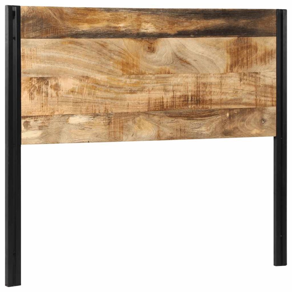 Cabecero 120 cm Madera Maciza Mango y