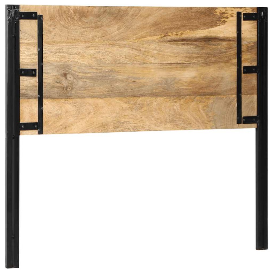 Cabecero 120 cm Madera Maciza Mango y