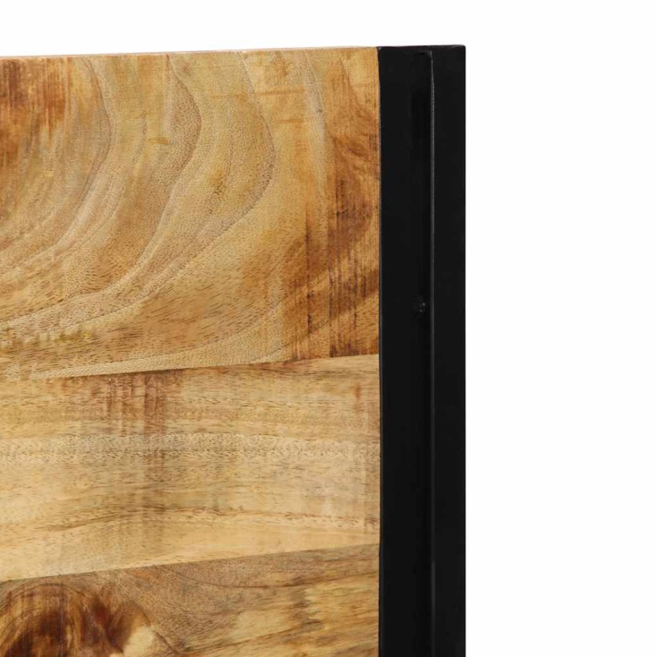 Cabecero 120 cm Madera Maciza Mango y