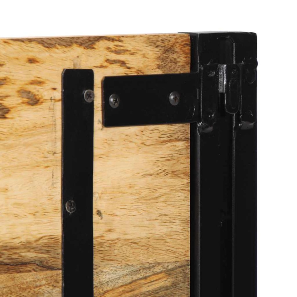 Cabecero 120 cm Madera Maciza Mango y