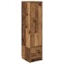 Aparador de madera vieja 29,5x34x119,5 cm Madera de