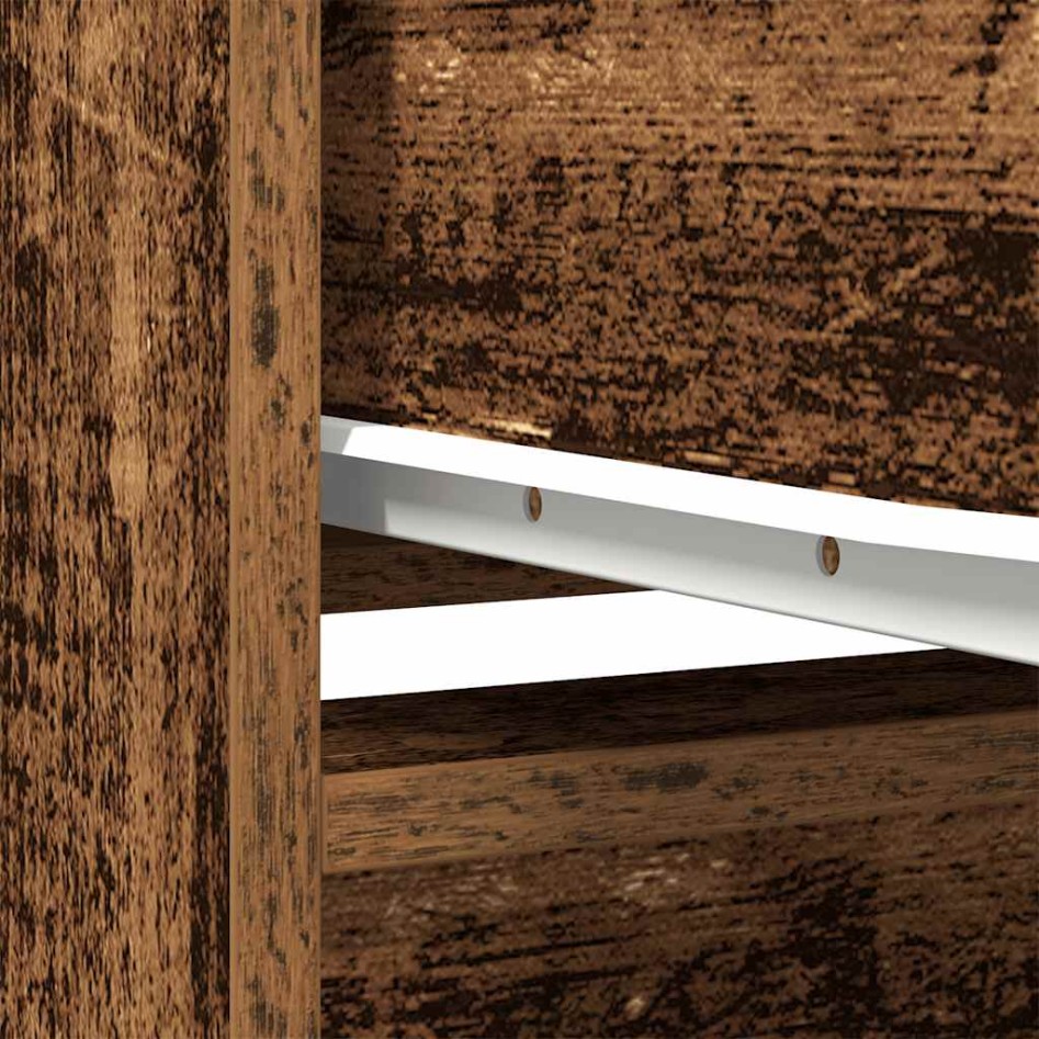 Aparador de madera vieja 29,5x34x119,5 cm Madera de