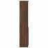 Aparador alto roble marrón 37,5x35x180 cm madera de