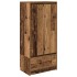 Armario con cajón de madera vieja 55,5x34x119,5