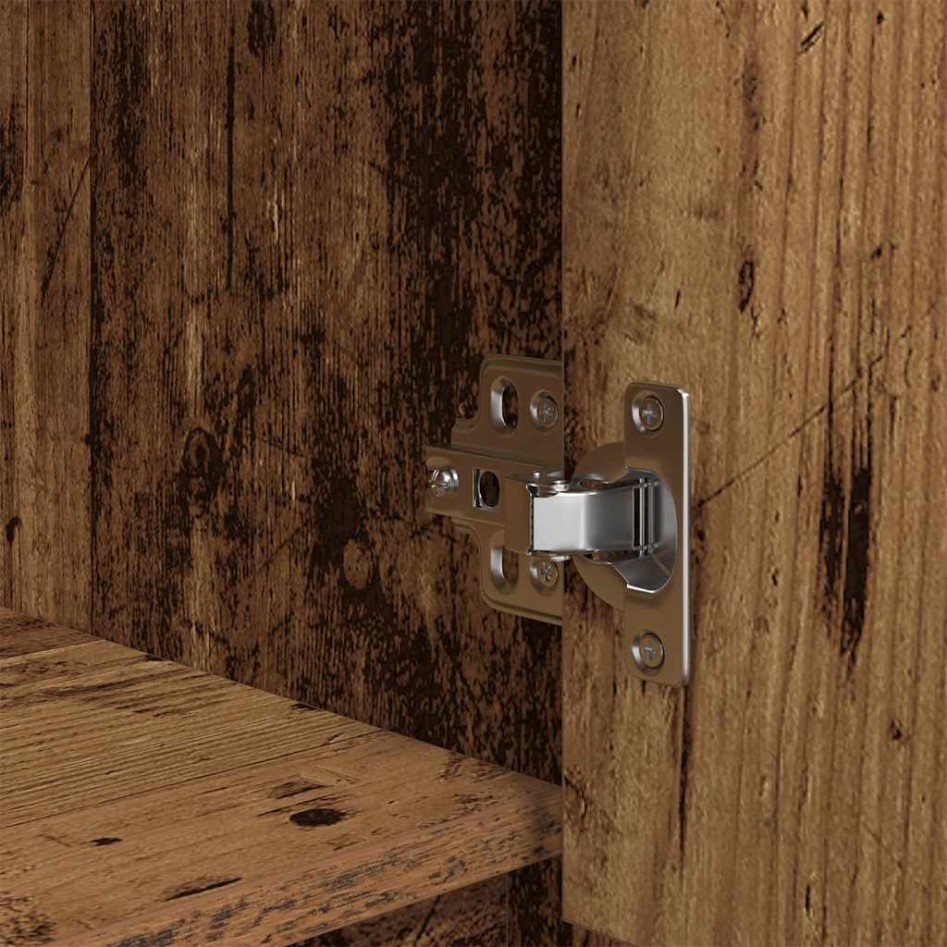 Armario con cajón de madera vieja 55,5x34x119,5