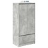 Armario con cajón gris hormigón 55,5x34x119,5