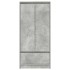 Armario con cajón gris hormigón 55,5x34x119,5