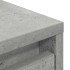 Armario con cajón gris hormigón 55,5x34x119,5