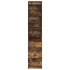 Aparador alto roble ahumado 37,5x35x180 cm madera de