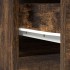 Aparador alto roble ahumado 37,5x35x180 cm madera de