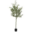 Árbol de olivo artificial con 700 hojas verde 180 cm