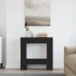 Borde de chimenea madera ingeniería roble negro 81x18x82