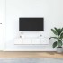 Muebles de TV 2 uds Blanco 60x31x25,5 cm Madera de