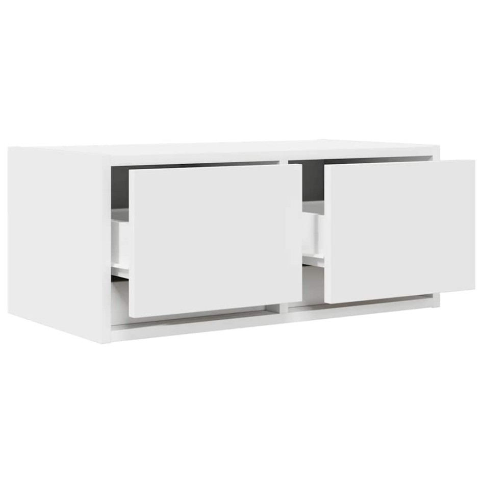 Muebles de TV 2 uds Blanco 60x31x25,5 cm Madera de