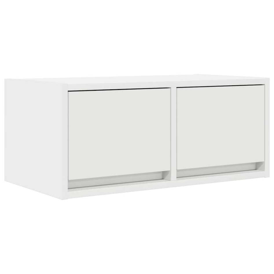 Muebles de TV 2 uds Blanco 60x31x25,5 cm Madera de