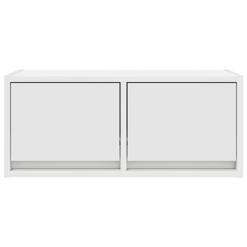 Muebles de TV 2 uds Blanco 60x31x25,5 cm Madera de