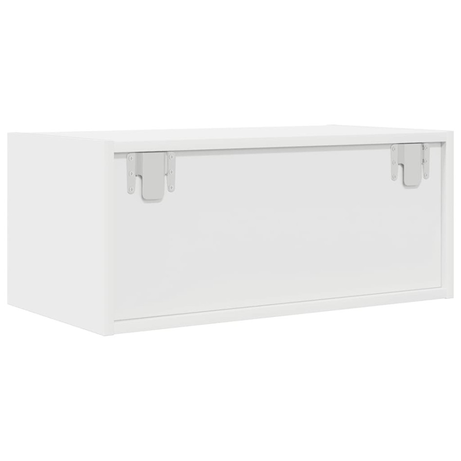 Muebles de TV 2 uds Blanco 60x31x25,5 cm Madera de