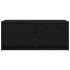 Muebles de TV 2 uds Roble Negro 60x31x25,5 cm Madera