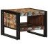 Mesa de centro multicolor 50x50x38 cm madera maciza