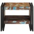 Mesa de centro multicolor 50x50x38 cm madera maciza
