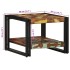 Mesa de centro multicolor 50x50x38 cm madera maciza
