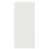 Aparador con cajón blanco 80x34x76 cm madera de