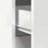 Aparador con cajón blanco 80x34x76 cm madera de