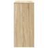 Aparador con cajón roble Sonoma 80x34x76 cm madera