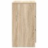 Mesilla de noche con 3 cajones roble Sonoma 39x35x65