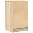Mesilla de noche con 3 cajones roble Sonoma 39x35x65