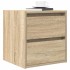 Mesillas de noche de pared 2 uds roble Sonoma 38x34x40