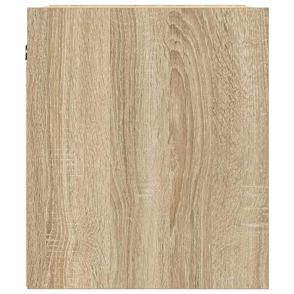 Mesillas de noche de pared 2 uds roble Sonoma 38x34x40
