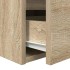 Mesillas de noche de pared 2 uds roble Sonoma 38x34x40