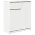 Aparador con cajón blanco 71x35x84 cm madera de