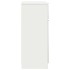 Aparador con cajón blanco 71x35x84 cm madera de