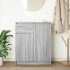 Aparador con cajón  Sonoma gris 71x35x84 cm madera de