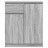 Aparador con cajón  Sonoma gris 71x35x84 cm madera de