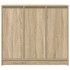 Aparador roble Sonoma 85x34x76 cm madera de
