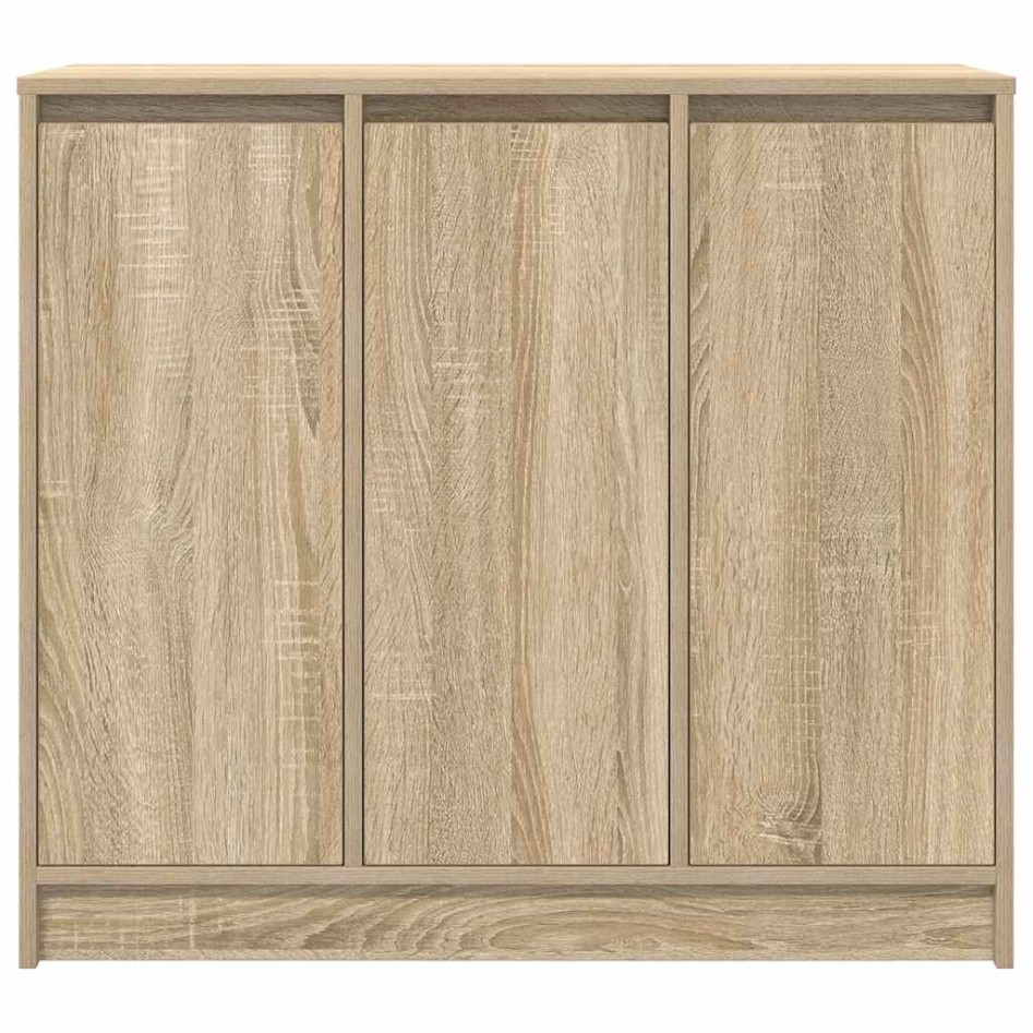 Aparador roble Sonoma 85x34x76 cm madera de