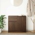 Aparador con cajón roble marrón 71x35x65 cm madera