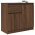 Aparador con cajón roble marrón 71x35x65 cm madera